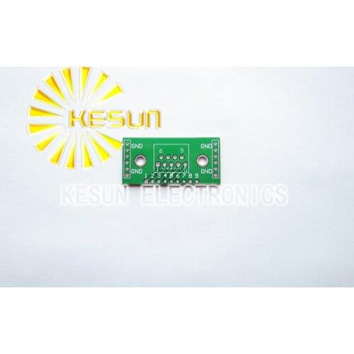 10PCS DB9 DR9 turn DIP UART-RS232 IC adapter Socket / Adapter plate PCB