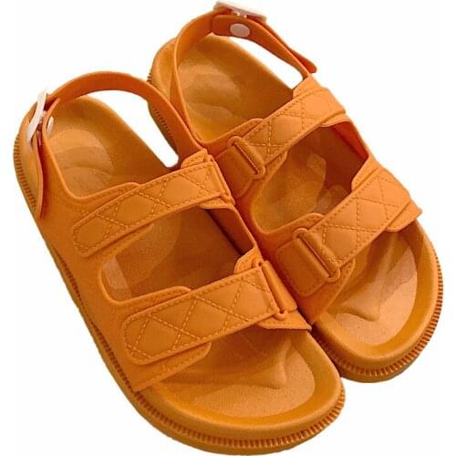 2021 Korea Style Fashion Beach Sandals Woman Preppy Sandalias Footwear Female Rome Sandal Platform Buckle Summer Shoes