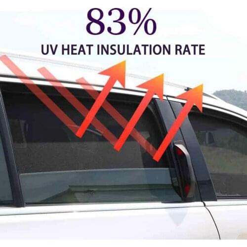 4Pcs Car Accessories Sun Shade Magnetic Airy Nylon Customized Car Window Mesh for Toyota Land Cruiser Prado J150 Visor
