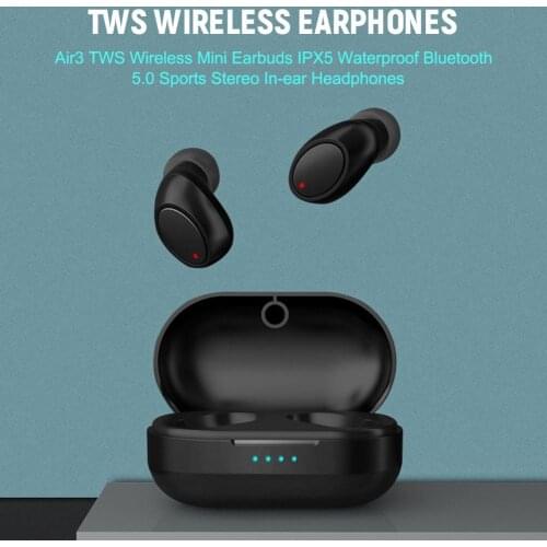 Air3 TWS Wireless Mini Earbuds IPX5 Waterproof Bluetooth 5.0 Sports Stereo In-ear Headphones