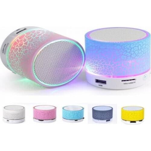 Bluetooth Speaker Mini Wireless Speaker Crack LED TF Card USB Subwoofer Portable MP3 Music Sound Column for PC mobile phone