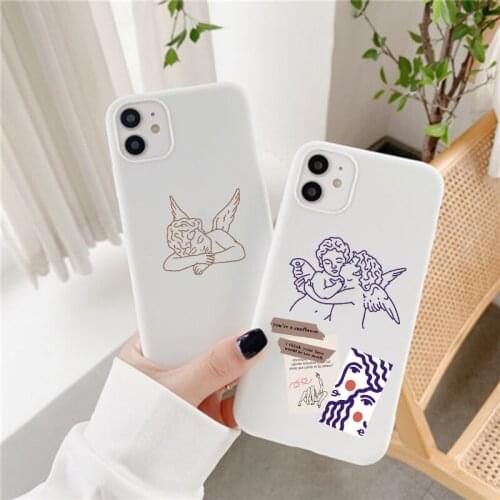 Case For Huawei P30 P20 P40 Pro Lite E P Smart Y9 Prime Y7 Y6 2019 2021 Y7P Nova 5T 8 Pro Honor 8X 9X Clouds Clow Angel Cover