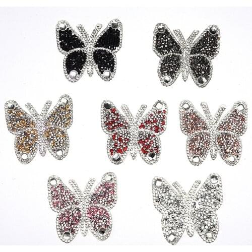Colorful butterfly Motif Iron on Patches Applique for Heat Transfer Clothing Shoe Bag DIY iron patches for clothing