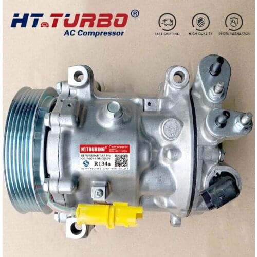 SD7C16 AC Compressor For Peugeot 407 607 / CITROEN C5 C4 9663315480 9670022180 9656572680 9648138680 550806 6453RH 6453XA 6453RG