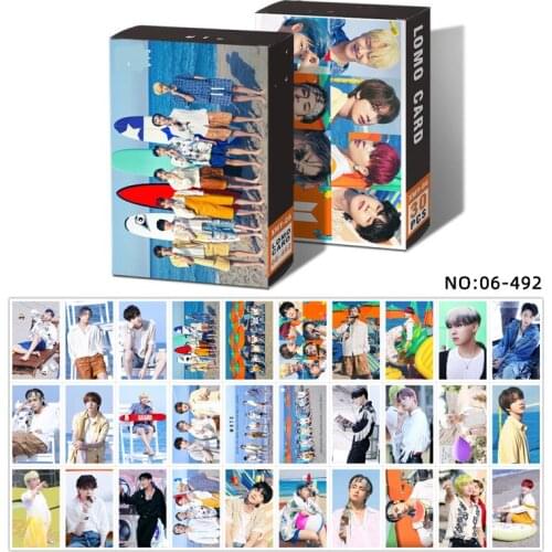 KPOP 30PCS/SET Bangtan Boys Butter LOMO Cards Postcards Photocards 8th Anniversary Meeting JIMIN JIN SUGA J-HOPE Fans Collection