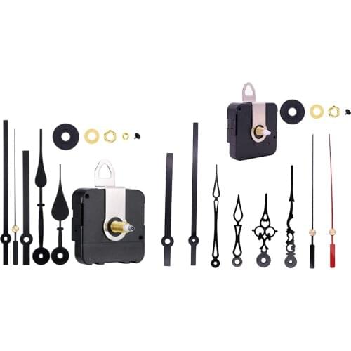 Quartz Wall Clock Movement Mechanisms with Hands Clock Kit DIY Clock Replacement