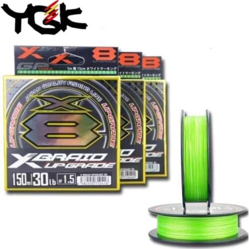 YGK 2020 New Arrival G-SOUL X8 Upgrade Braid Fishing Line Super Strong 8 Strands Multifilament PE line 150M 200M Japan 22LB 60LB