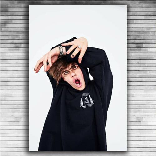 Hot Yungblud New Rock Music Singer Star 3 Silk Fabric Wall Poster Art Decor Sticker Bright