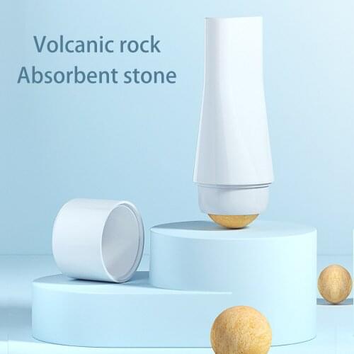 Face Oil Roller Volcanic Stone Oil Absorbing Ball Mineral Shrink Pores Cleansing Facial Oil Degreasing Rolling Facial Gloss