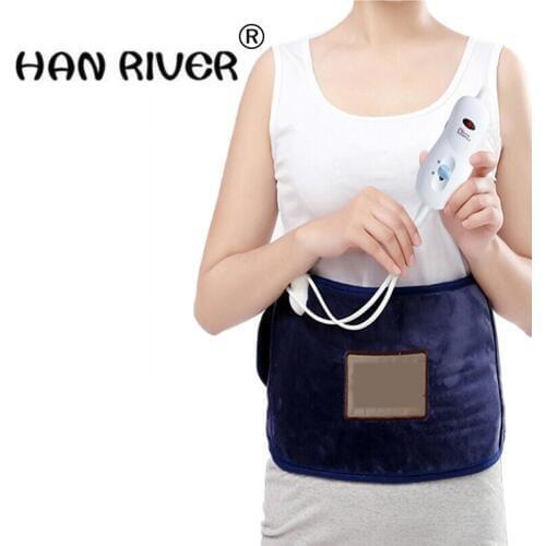 Health Care Therapy Spontaneous Electric Heating Pads Relief Waist and body Abdominal belt Electric hot sea salt heating belt