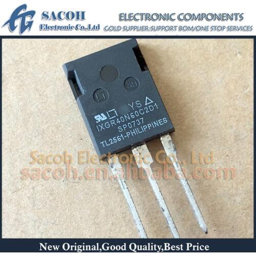 New Original 5PCS/Lot IXGR40N60C2D1 or IXGR40N60B2D1 IXGR40N60C2 IXGR40N60B2 IXGR40N60 ISOPLUS247 40A 600V Isolated Tab IGBT