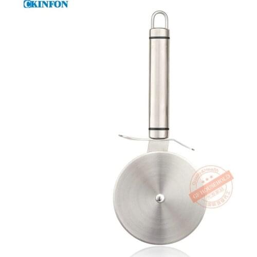 50Pcs/Lot BP1004 Stainless Steel Pizza Wheel Knife Pastry Bread Hob Toast Bread Cake S Cutter Knife
