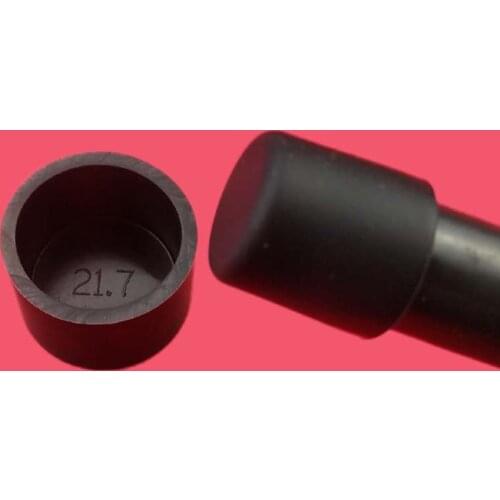 1-10Pcs Silicone Rubber Hose End Blanking Caps Foot Cover Female Round Tube Insert Stoppers 2.8mm-78.5mm Black/White