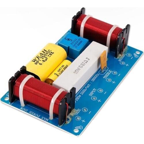 WEAH-338 3 Way 120W Speaker Audio Frequency Divider Loudspeaker Crossover Filter