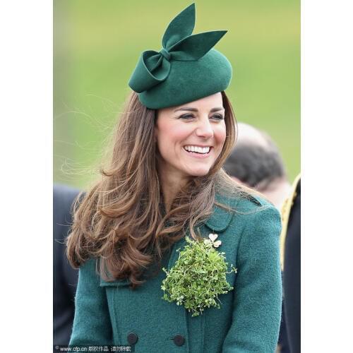 Royal Princess Bowler Wool Beret Fedora Hat Pure Australian Wool Cap Ladies Fashion Women Autumn Winter Dinner Church Fedora Hat