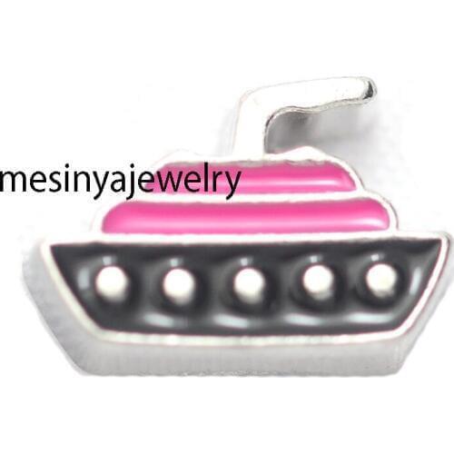 10pcs Pink New Ship Custom Floating Charms For Glass Locket