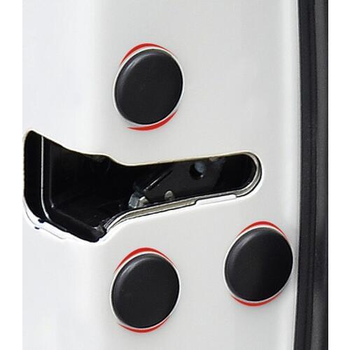 12PCS Door Lock Screw Protector Cover For Mini One Cooper R50 R52 R53 R55 R56 R60 R61 PACEMAN COUNTRYMAN Accessories