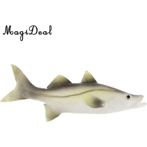 3D PU Plastic Simulated Animal Fish Tuna Realistic Fish Model Crafts Kids Toy Kitchen Decor