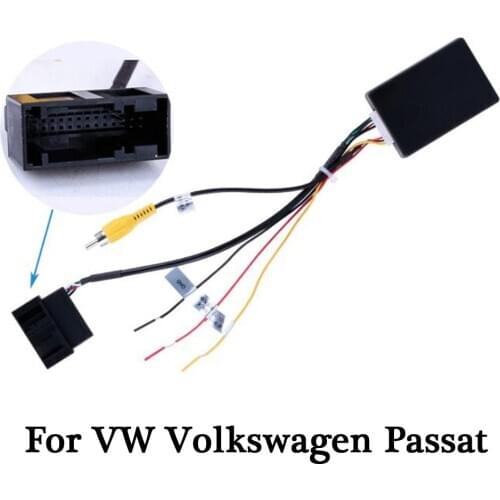 Top RGB to AV CVBS Signal Converter Adapter Box for OEM Factory Rearview Backup Camera