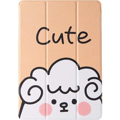 Ultra Slim Cute Unicorn Case For iPad 8 10.2 2020 A2270 A2428 A2429 A2430 Stand Foldable Transparent Back Cover