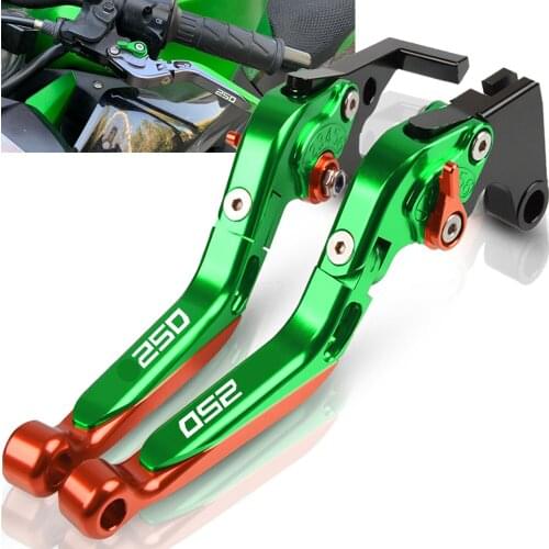 For Kawasaki Z250 2008 2009 2010 2011 2012 2013 2014 2015 2016 2017 2018 2019 Motorcycle CNC Adjustable Brake Clutch Levers Z250