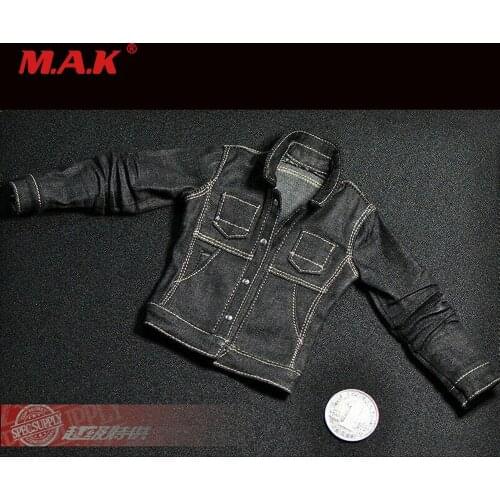 New1/6 Mens Trendy Denim Jacket Clothes Model Fit 12" Male Action Figure Body Female Clothes Jackets