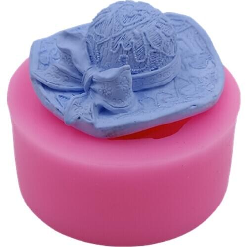 Hat Design Food Grade Mousse Cake Silicone Mold Aromatic Gypsum Wax Molds Silicone Soap Molds
