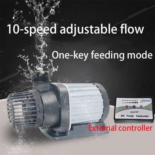 Jiebao DCT-8000 60W adjustable speed variable frequency submersible pump ultra-quiet large flow aquarium circulating pump