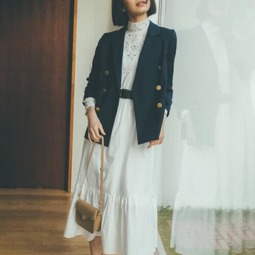 Женские двубортные пиджаки HIKOSAKA China At AliExpress