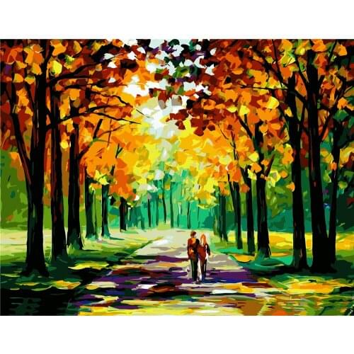 Daintiness Love Painting By Numbers Diy Dropshipping 40x50cm Cartoon Child Figure Canvas Wedding Decoration Art Picture Gift