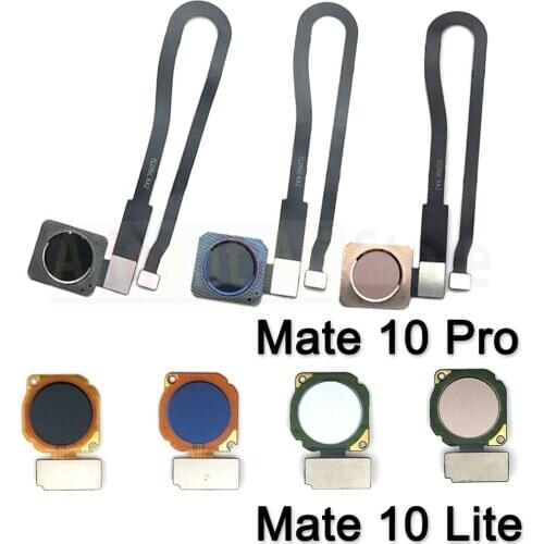 Original Back Home Key Fingerprint Sensor Flex Cable For Huawei Mate 10 Lite Pro Touch ID Fingerprint Flex Cable Phone Parts