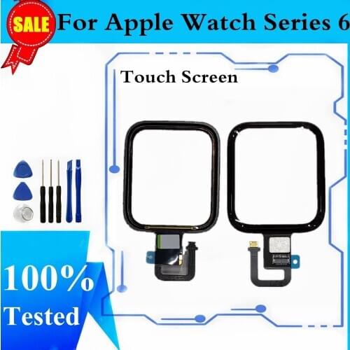Original Touch Screen For Apple Watch Series 6 Touch Screen Digitizer For iWatch 6 40mm/44mm Front Touch Panel Replacement
