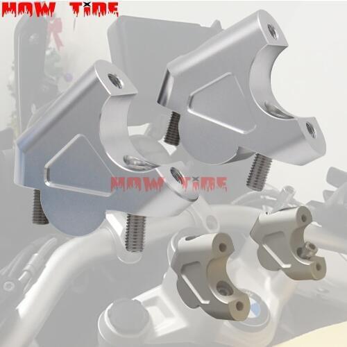 Suitable for BMW R1200GS LC ADV 2014-20172PCS CNC machining handlebar riser clamp extension 32mm with bolted joint