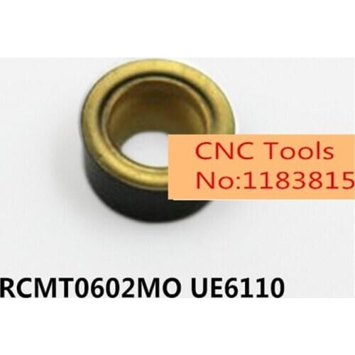 10PCS cutting blade RCMT0602MO UE6110 Turning blade,Suitable for SDGCR/SRDCR/SRACR Lathe tool