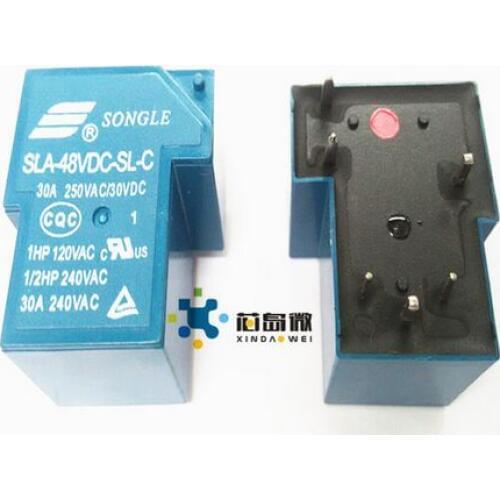 SLA-48VDC-SL-C 48VDC 30A DIP6 T90 SONGLE RELAY 1From C,New and original