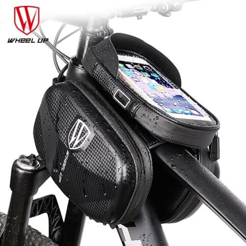 WheelUp Bike Bag EVA Water-repellent Beam Chartered Car Front Cover Tube Bag Mountain Bike Saddle Bag Cycling Sports Accessories