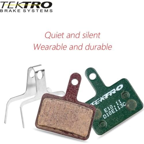 TEKTRO E 10.11 MTB Brake Pads Mountain Road Foldable Bicycle disc brake pads For shimano MT200/M355/M395/M415/M285 / M286/M280