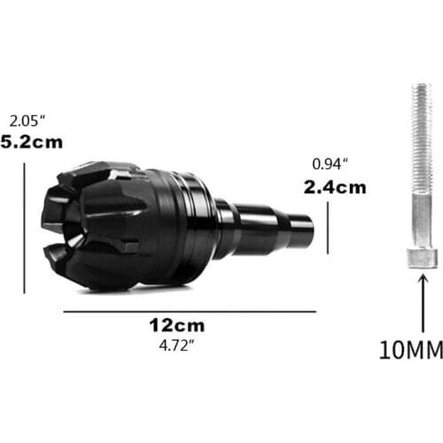 Universal 10mm CNC Aluminum Motorcycle Crash Protector Crash Pad Engine Cover Frame Sliders Protector