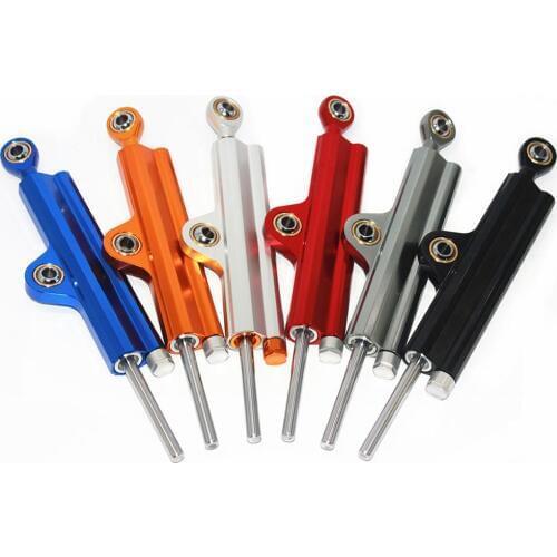 Universal CNC Aluminum Adjustable Motorcycle Steering Damper Stabilizer for Suzuki GSX-R1000 Yamaha MT09 MT10 Kawasaki Ducati