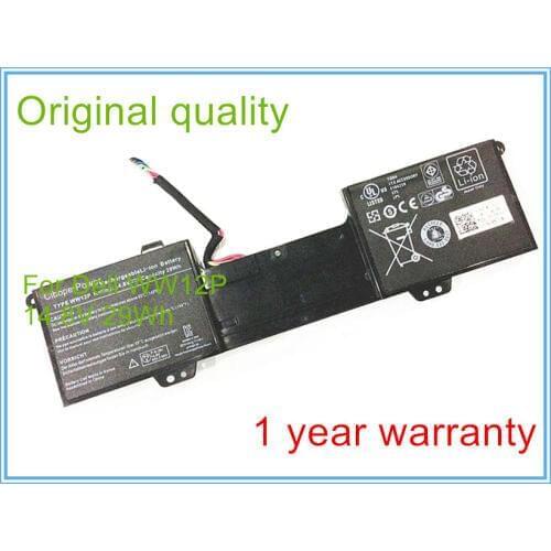 14.8V 29Wh Original Battery For DUO 1090 4 Cell Battery WW12P 9YXN1 Free shipping