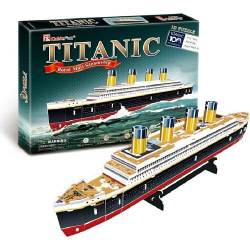3D Puzzles Children Adults Puzzles for Adults Learning Education Brain Teaser Assemble Toy Titanic Ship Model Games Jigsaw