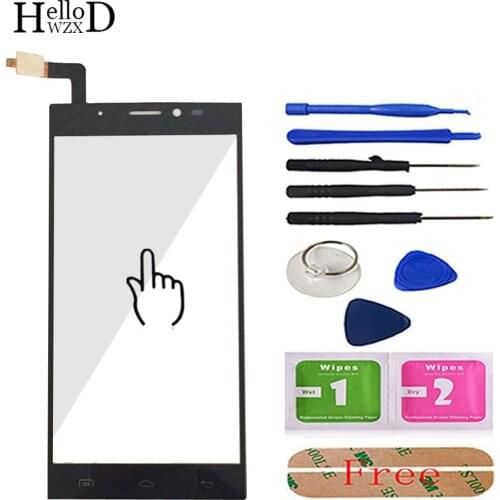 5.5inch Mobile Phone Touchscreen For Doogee F5 f 5 Touch Screen Digitizer Touch Panel Front Glass Lens Sensor Tools Adhesive