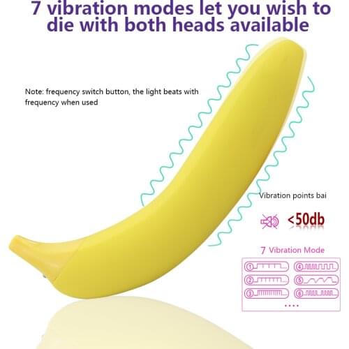 7 Speeds Realistic Dildo Vibrator Banana Vibrator Female Masturbator G Spot Clitoris Stimulate Waterproof Sex Toys for Women