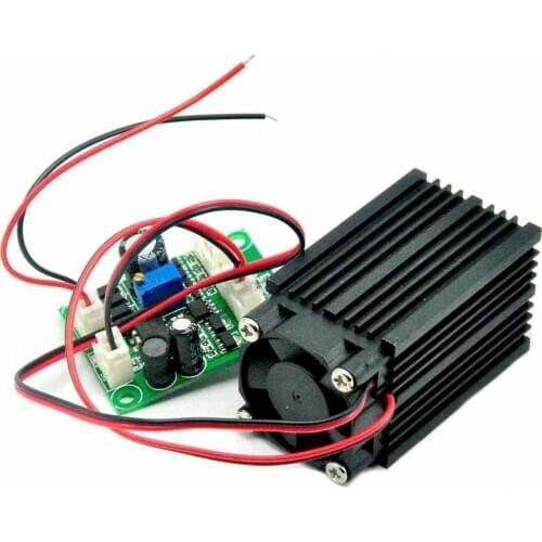 808nm 300mW IR Diode Laser Focusable Infrared Dot Module 12V+ TTL+ Fan Cooling