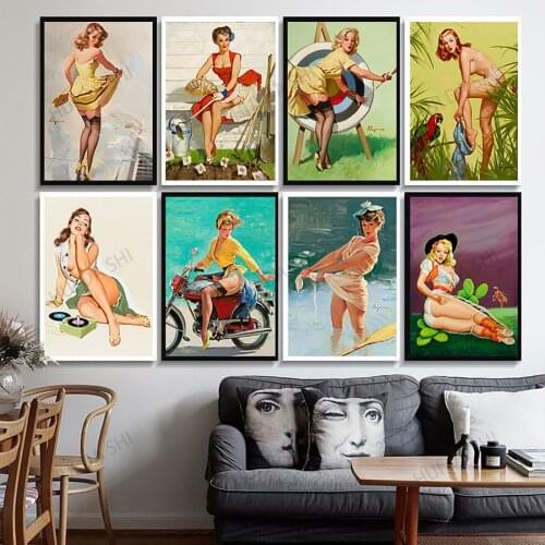 World War II Soviet Sexy Girl Anime Picture Quality Canvas Painting Poster Modern Art Decor Room Living Sofa Wall Home Decor