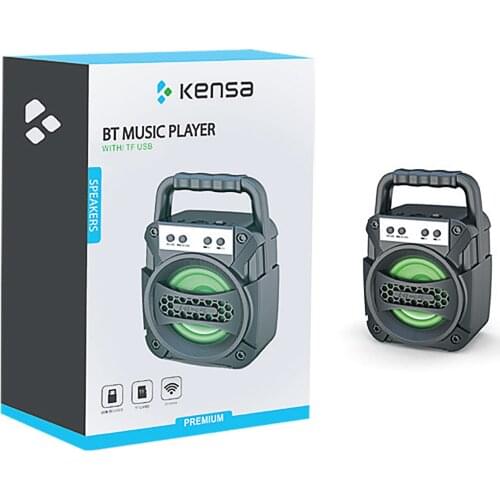 K-244 Bluetooth Speaker Wireless Bass Column Outdoor USB Speakers Loudspeaker