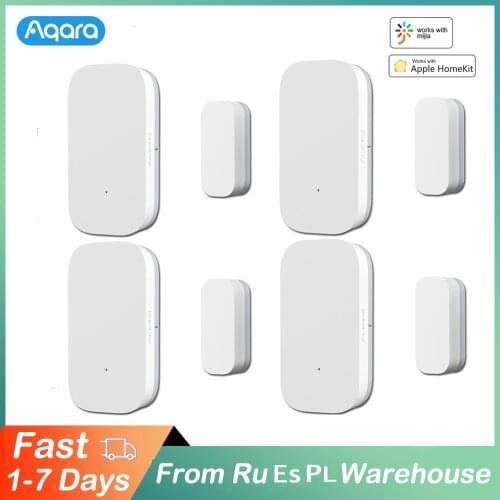 Original Xiaomi Aqara Door Sensor Mijia Smart Home Kit Zigbee Function Work Via Mi Home APP Control Alarm Door Window Sensor
