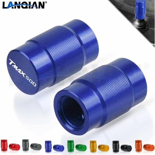 For Yamaha TMAX 500 Motorcycle Aluminum Wheel Tire Valve Stem Caps Airtight Covers TMAX 500 2008-2018 2013 2014 2015 2016 2017