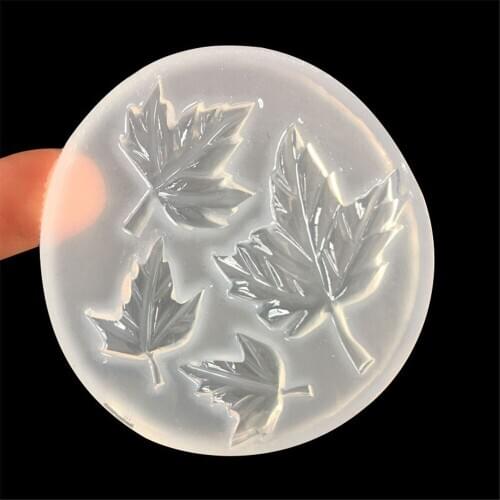 Leaf Maple Shape Chocolate Mold Cake Decorating Leaves Silicone Mold Transfer Sheet Baking Stencil Chablon