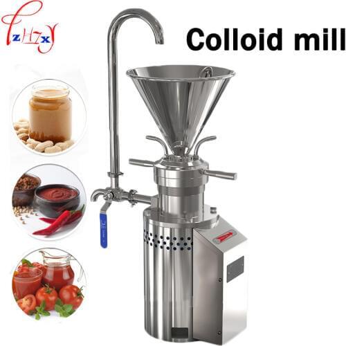 JML-65 colloid mill machine food grinder Electric stainless steel vertical high-quality peanut/tomato/nut colloid mill machine